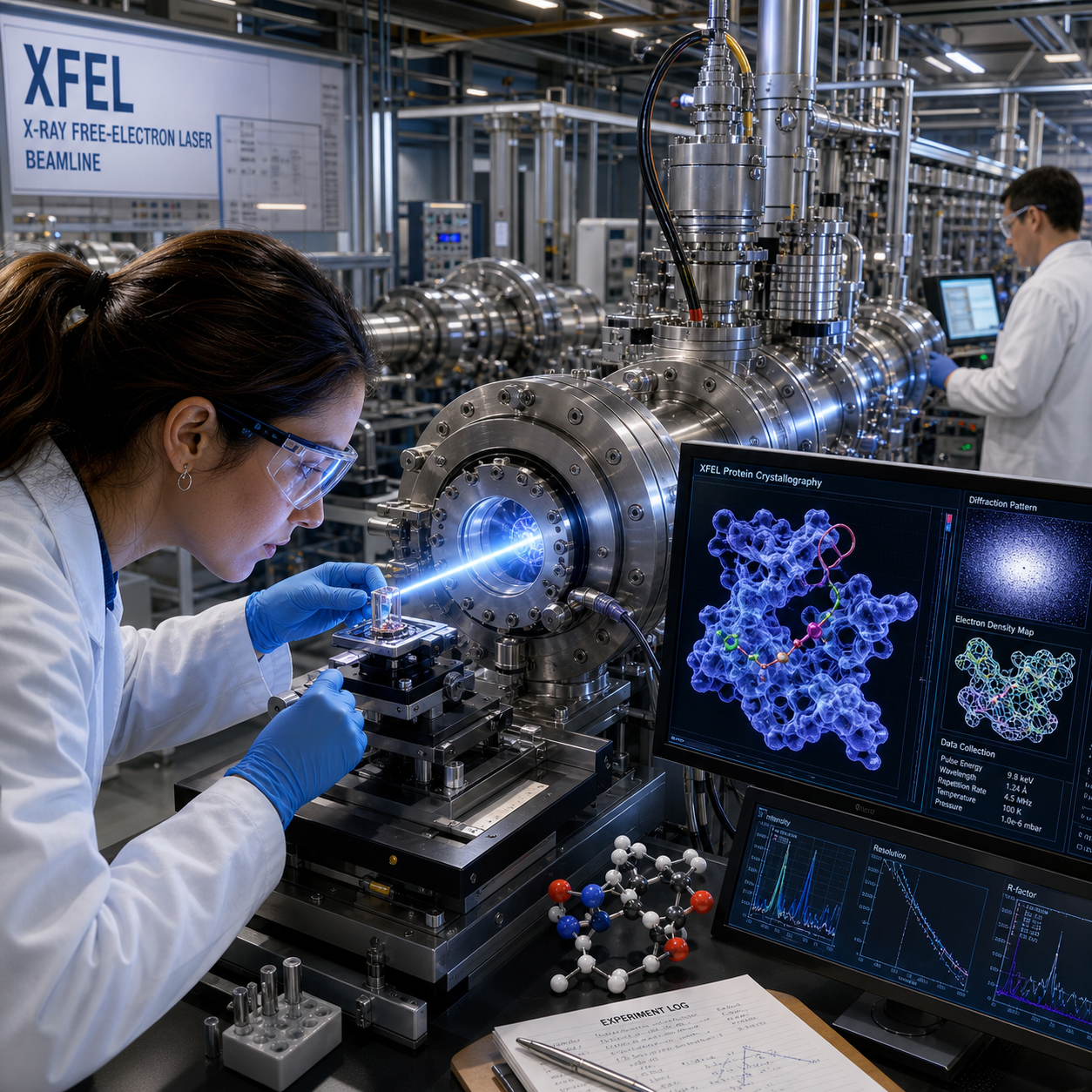 The Role of Free-Electron Lasers in Structural Biology and Drug Discovery